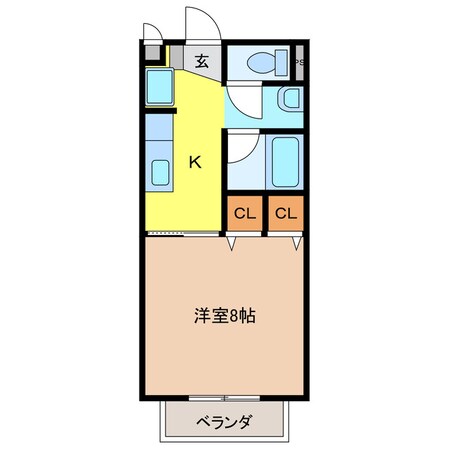 タカヤハイツの物件間取画像